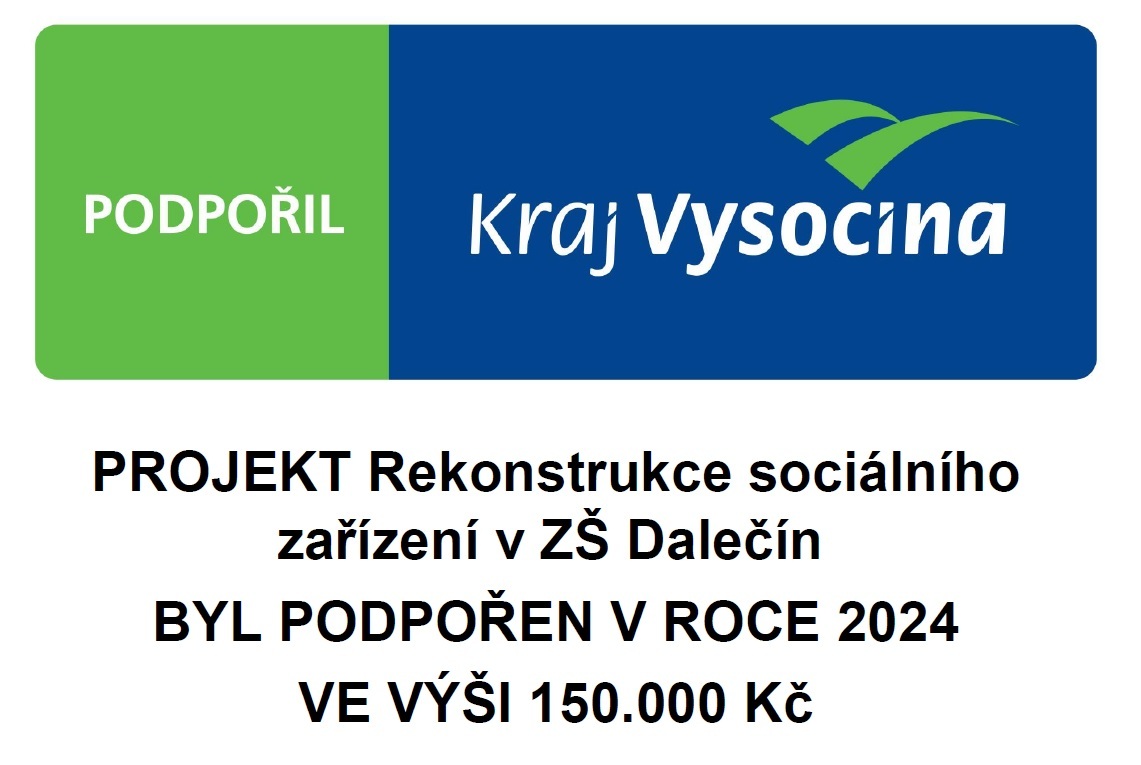 Projekty s podporou Kraje Vysočina pov 2024